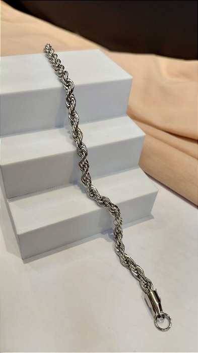 Pulseira - PULSEIRA FIO BAIANO 6mm EXPESSURA 21CM COMPR