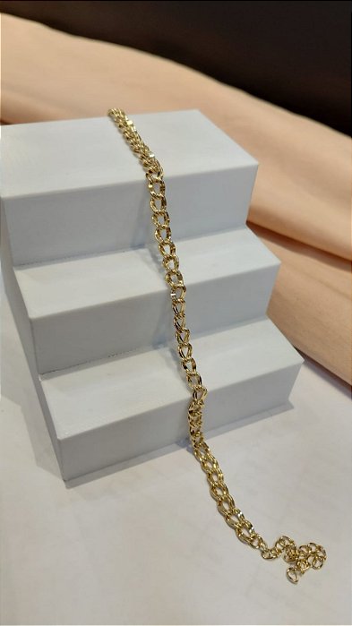 PULSEIRA ELOS DUPLOS TORCIDOS 3,6GR