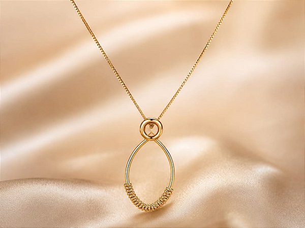CONJ 2 PÇ GARG VENEZ 45CM E PING OVAL ASPIRAL