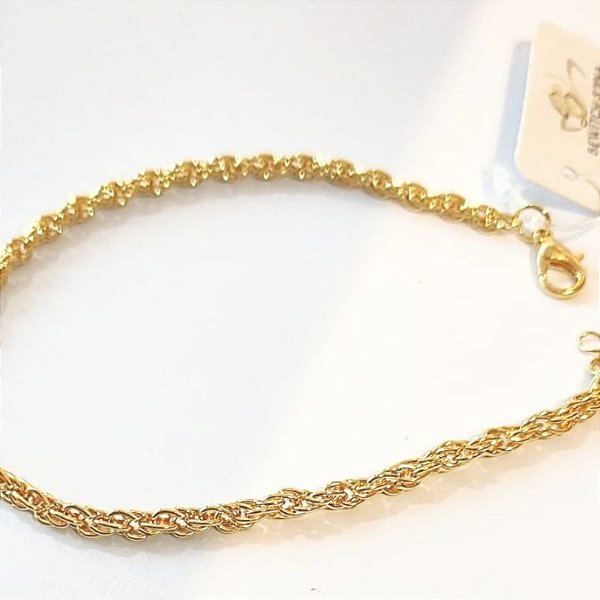 PULSEIRA FIO BAIANO  21CM DE COMPR.FECHO LAGOSTA