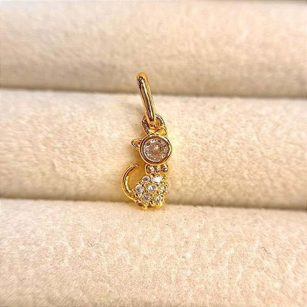 PING MINI GATINHO COM ZIRCONIAS