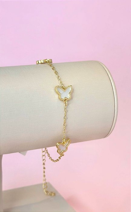 PULSEIRA ELOS E BORBOLETAS PEROLISADAS