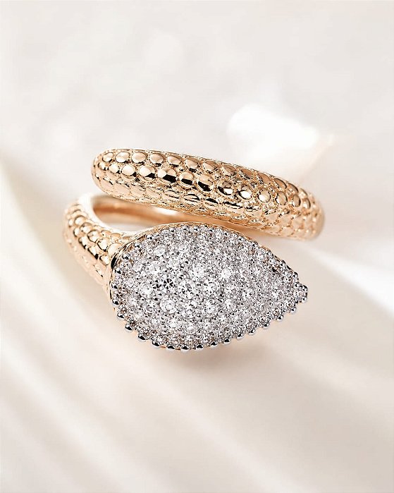 ANEL LUXO LARGO ESTILO GOTA CRAVEJADO C REGULAGEM