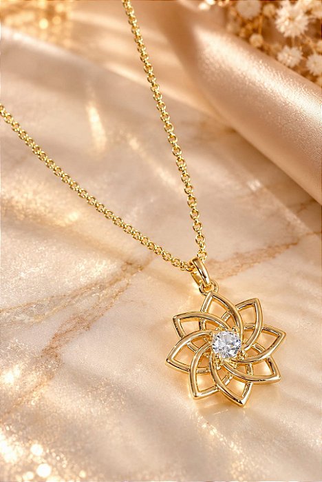 Conjunto - CONJ 2PÇ GARG PORTUG 45CM + PING FLOR PÉTALAS PONTO DE LUZ