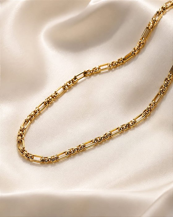 CORRENTE CORDÃO VENEZIANÃO 3X1 -3MM EXPESS E 58CM
