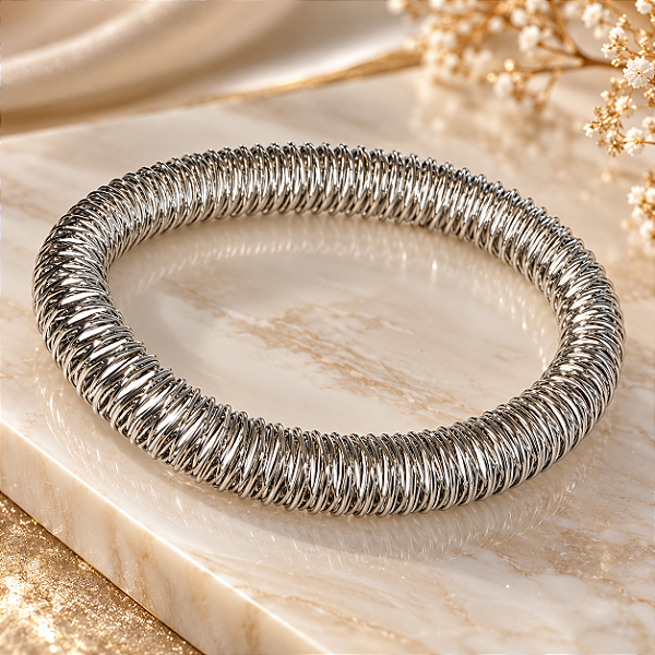 PULSEIRA BRACELETE MOLA ELÁSTICA