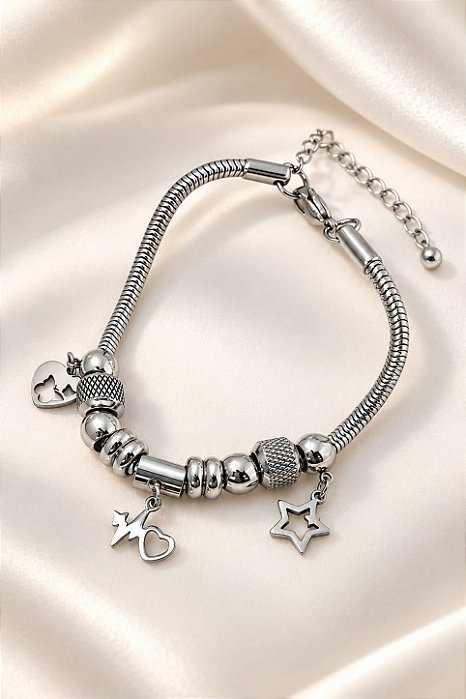 PULSEIRA BERLOQUERA C/CORAÇÕES E ESTRELINHA