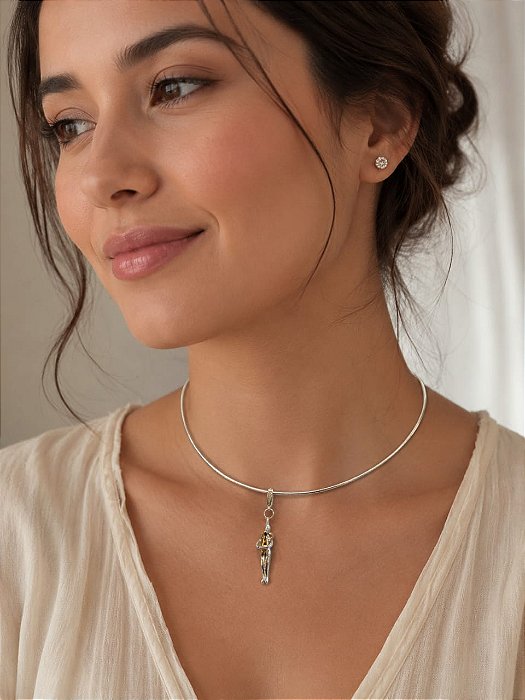 CHOKER ARO MALEÁVEL COM FECHO