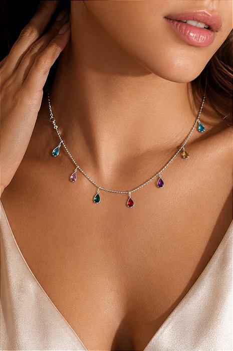 CHOKER MISTO ELO PORT E PONTILH C BERL GOTA ZIRC C