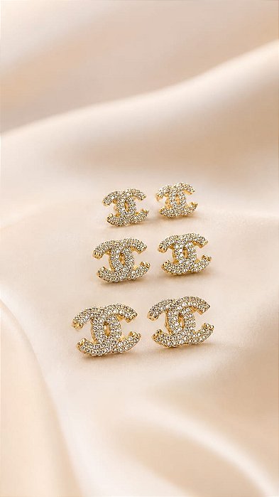 BRINCO TRIO CHANEL CRAVEJ RÓDIO