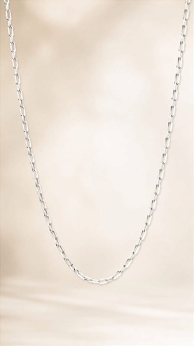 CORRENTE CARTIER PRATA 60CM