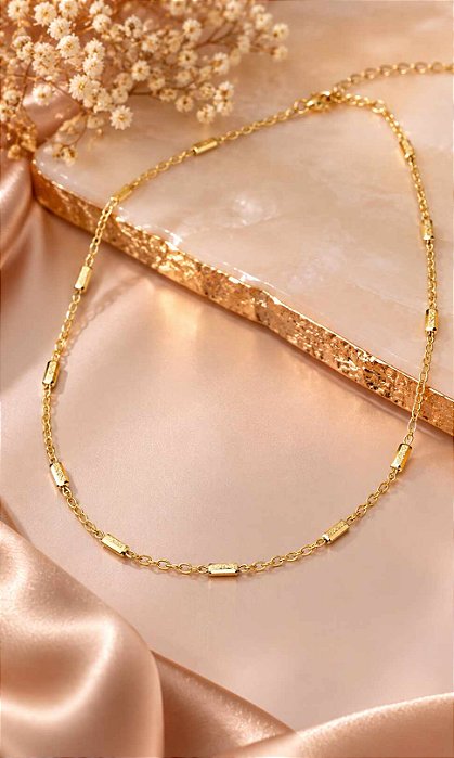CHOCKER SEQUENCIA TUBINHO DIAMANTADO