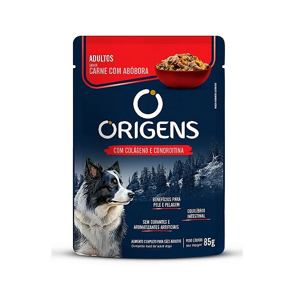 Sache Origens Cao Adultos - Carne Com Abobora