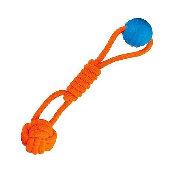 Corda Interact Dupla Laranja Com Bola Azul