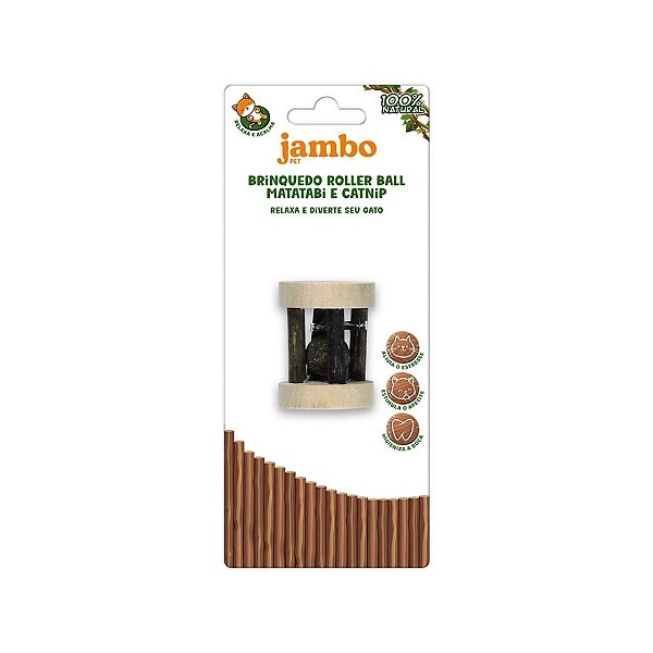 Brinquedo Roller Matatabi Catnip Ball