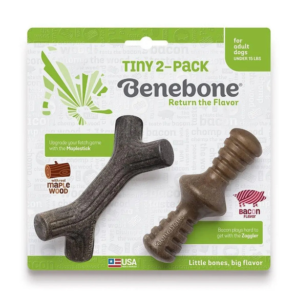 Mordedor Benebone Tiny - Zaggler e Stick Único