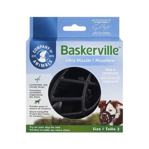 Focinheira Baskerville Preta M
