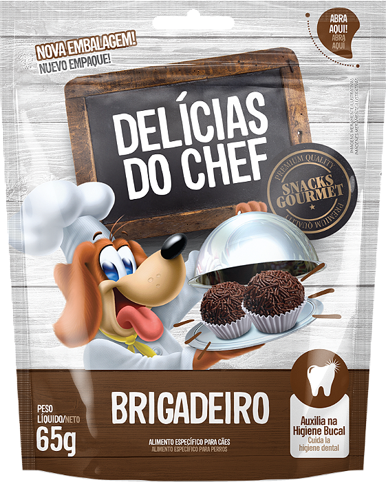 Petisco Brigadeiro - Delicias Do Chef 65g