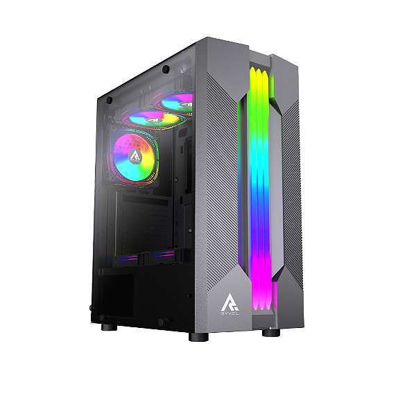 Gabinete Gamer Ryvel Infinity Black RY-GB-IF-BL