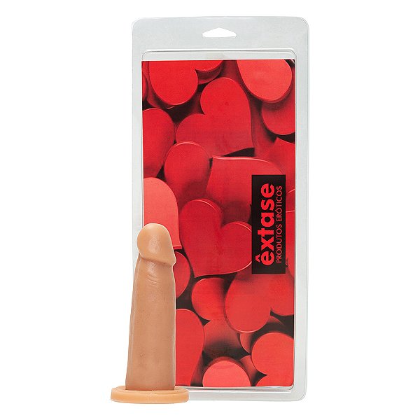 Pênis em Silicone Maciço MA01 - 13 x 3,5cm