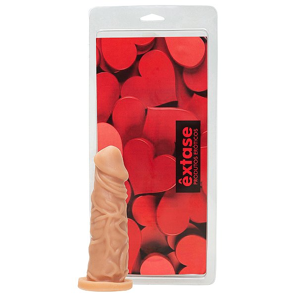 Pênis em Silicone Maciço MA04 - 15,4 x 4cm
