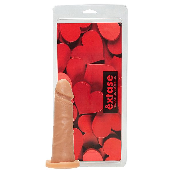 Pênis em Silicone Maciço MA05 - 16,5 x 3,5cm