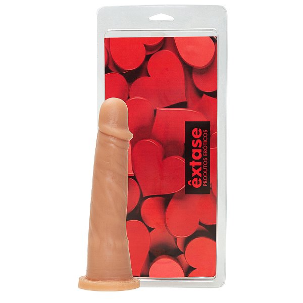 Pênis em Silicone Maciço MA06 - 19,5 x 4cm