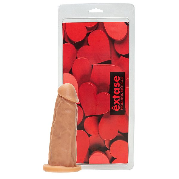 Pênis em Silicone Maciço MA07 - 16,5 x 4,5cm