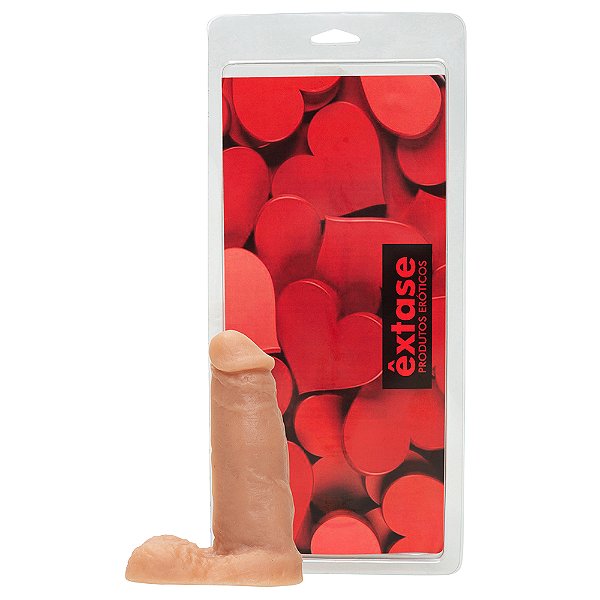 Pênis em Silicone Maciço MA15 - 12,5 x 3,2cm