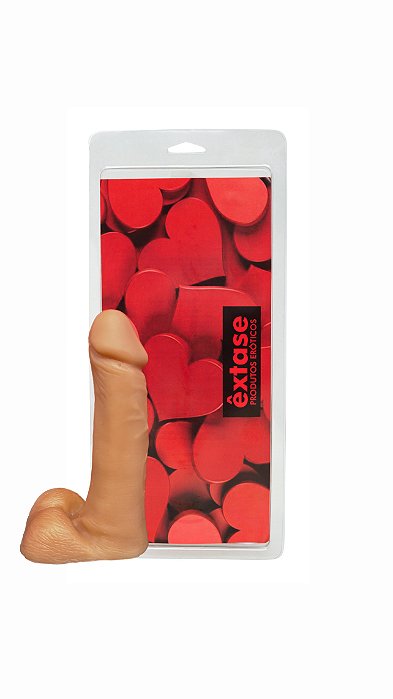 Pênis em Silicone Maciço MA18 - 19 x 4,8cm