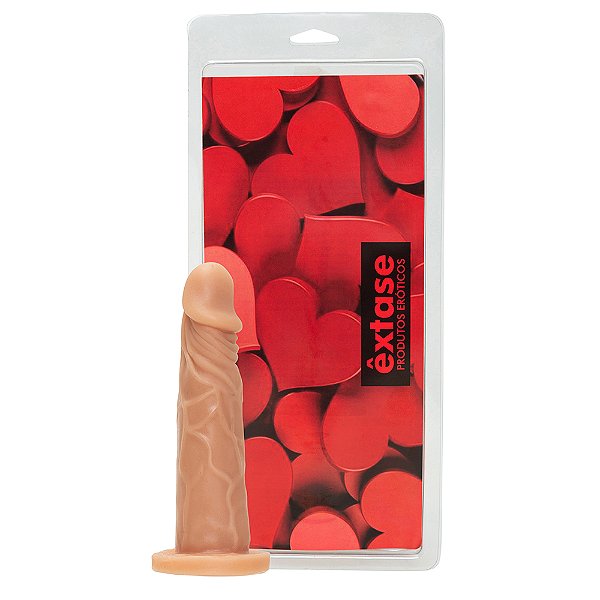 Pênis em Silicone Maciço MA21 - 15,5 x 3,8cm