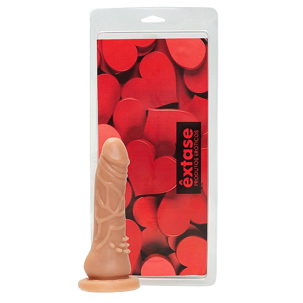 Pênis em Silicone Maciço MA22 - 14 x 3,5cm