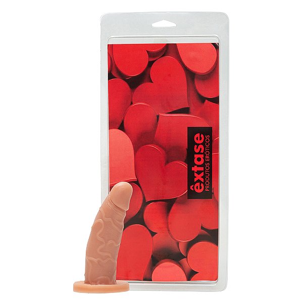 Pênis em Silicone Maciço MA221 - 15,5 x 3,8cm