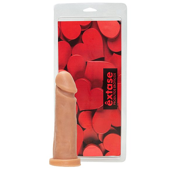 Pênis em Silicone Maciço MA227 - 17 x 4,2cm