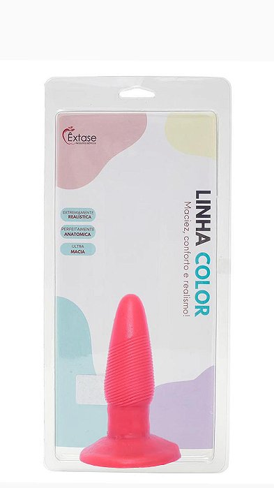 Plug Anal em Silicone Collors PG03 - 11 x 3,5cm