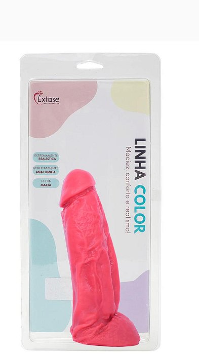 Pênis em Silicone Maciço Collors M17 - 16,5 x 4,5cm