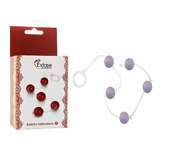 Colar Tailandês com 5 Esferas P - 1,5cm