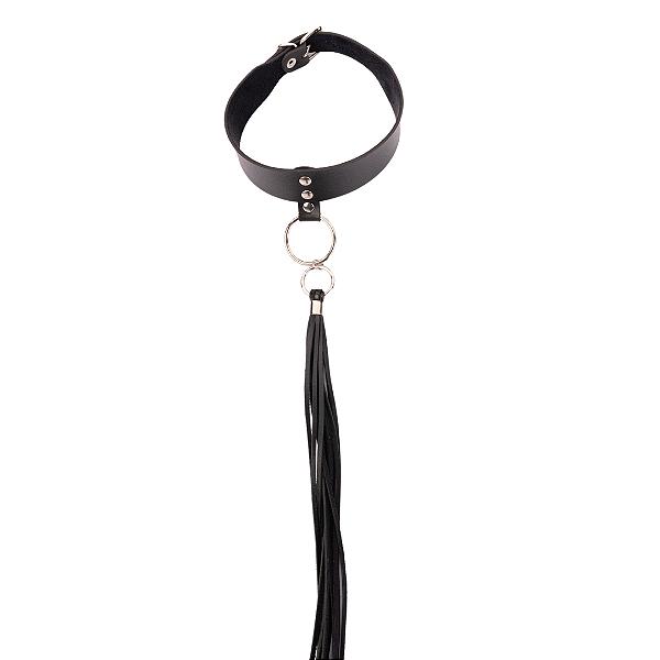 Gargantilha Elegance com Argola e Detalhes em Tiras