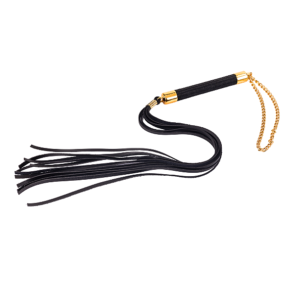 Chicote Flogger Gold com Tiras de 50cm