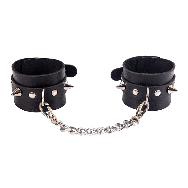 Bracelete Hard com Corrente Prateada