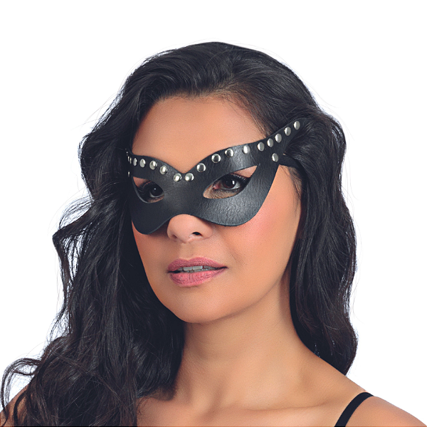 Máscara Madonna com Detalhes Prateados