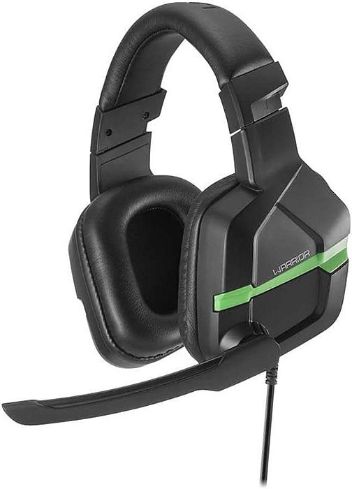 Fone De Ouvido Ph291 Headset Gamer Askari Xbox One Warrior Verde Cor Preto/verde