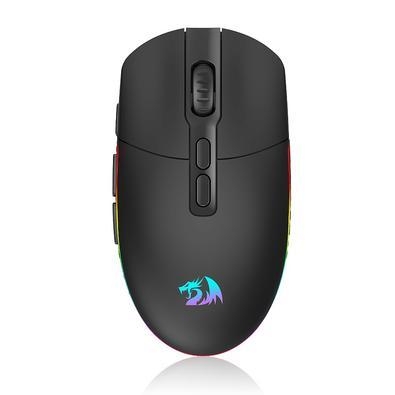 Mouse Gamer Redragon Invader RGB 10000DPI Preto