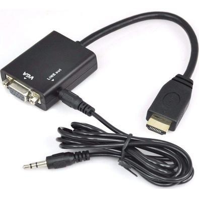 Cabo Conversor Hd VGA Com  Audio - Y1146 Kapbom
