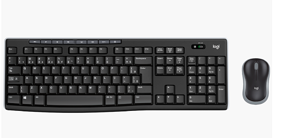 Teclado e Mouse sem fio Logitech MK270