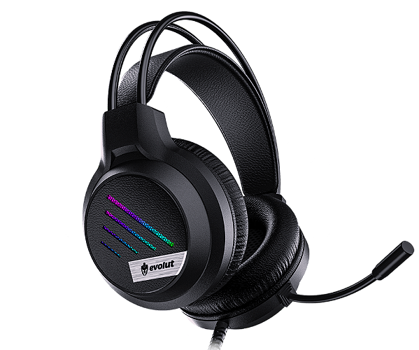 FONE OUVIDO EVOLUT EG-306 HEADSET GAMER LESH 50MM LED RGB P2