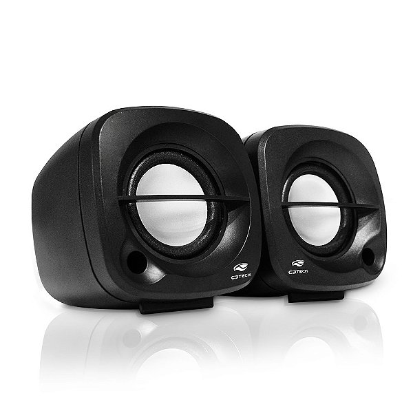 CAIXA SOM C3TECH SP-30BK 2.0 USB 6W RMS PRETA