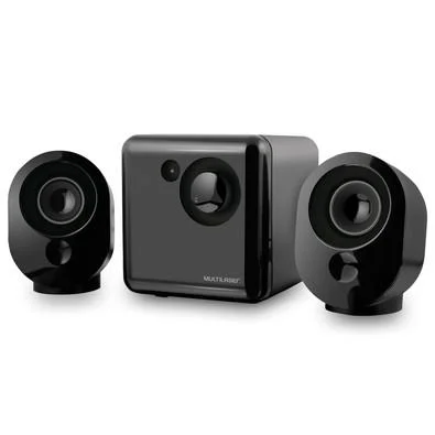 CAIXA SOM MULTILASER SP166 2.1 USB 15W RMS PRETA