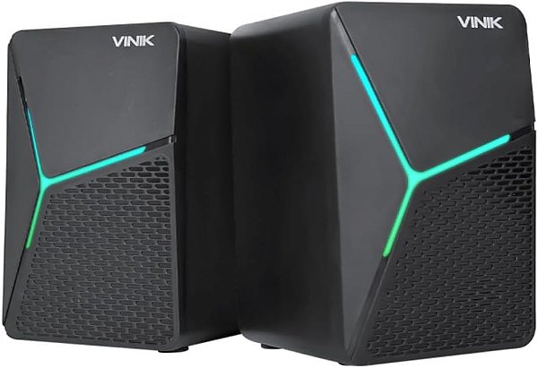 CAIXA SOM VINIK STAR VSPKG6WST 6W 2.0 RMS LED RGB PRETA