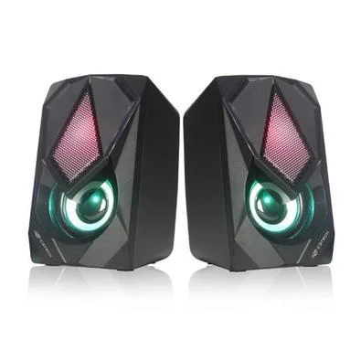 CAIXA SOM C3TECH SP-L60BK RGB 2.0 USB/P2 6W RMS PRETA
